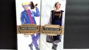 Andy Warhol & The Doctor Quotable Notable Blank Cards With Sticker Quotes F21 - Picture 1 of 3