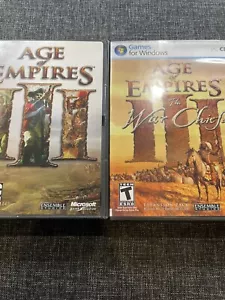 Age of Empires 3 + Expansion Pack (PC 2005) CIB Game Discs ⭐️NM Or Mint - Picture 1 of 7