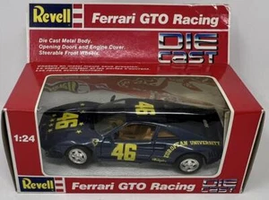1988 Revell Ferrari GTO Blue 1:24 Die Cast Metal Model code 8605 - Picture 1 of 3