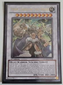 YUGIOH Ultimate Rare - Thor, Lord of the Aesir - STOR-EN038 NM - Picture 1 of 1