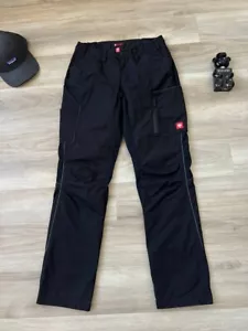 Engelbert Strauss Motion Ladies Black Work Cargo Trousers Size L EU 38R - Picture 1 of 6