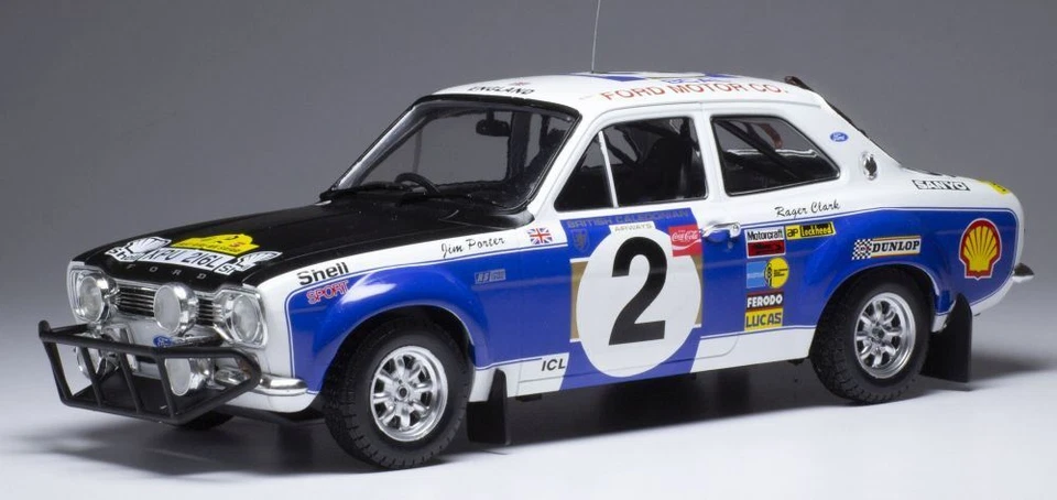 IXO 1:18 Scale Ford Escort MkI RS 1600 #2 Safari Rally 1973 R.Clark/J.Porter - Image 1 of 1