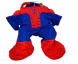 COSTRUISCI UN ORSO Spiderman imbottito petto footie costume vestito rosso blu - Foto 1 di 4