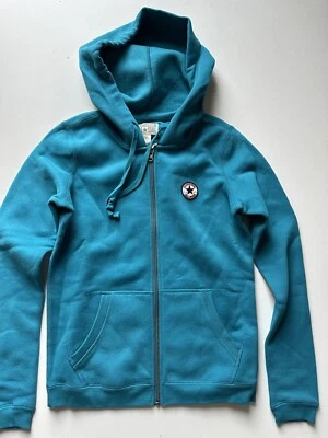 CONVERSE  Sweatjacke  Damen  Jacke Türkis  Blau  Kaputzenpullover  Gr. S - Bild 1 von 4