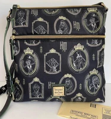 Disney Dooney & Bourke Haunted Mansion Nylon Portraits Crossbody Handbag - Image 1 of 4