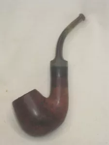 vintage THE SMOKE RING smoking pipe curved tobacco sherlock smokers - Picture 1 of 14