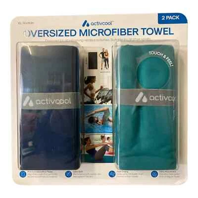 Toalla de microfibra de gran tamaño Activcool - 30" x 60" Foto 1 de 2