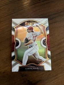 Aaron Nola Select White Prizm 2021/50 - Foto 1 di 2