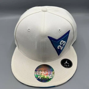 Air Jordan 23 Hat Men 7 3/8 White Jumpman Fitted Cap New - Picture 1 of 7