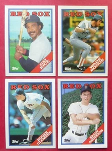 1988 Topps Boston Red Sox Team Set with Traded (33 Cards) - Picture 1 of 1