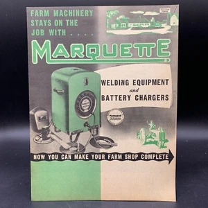 1964 NOS Marquette Welders & Battery Chargers Farm Equipment Sales Brochure - Picture 1 of 8