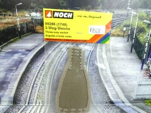 Noch 99286 - N - 1 Stk. Gleisbettung f. Dreiwegweiche -  NEUWERTIG/OVP - #8528 - Imagen 1 de 4