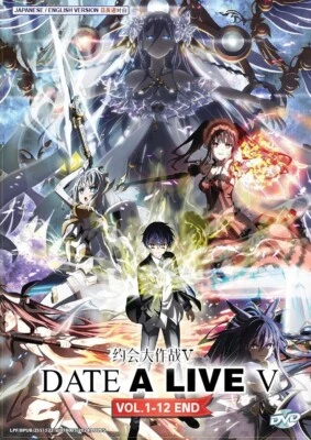 Date A Live (Season 5: VOL.1 - 12 ENd) ~ All Region ~ English Dubbed ~ Anime DVD - Image 1 of 4