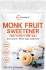 Monk Fruit Sweetener with Erythritol Granules, 4 Pounds, 1:1 Sugar Substitute