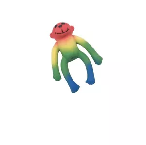 Li'l Pals 4" Latex Monkey for Dog Toy mini toy with squeaker gum stimulation - Picture 1 of 3