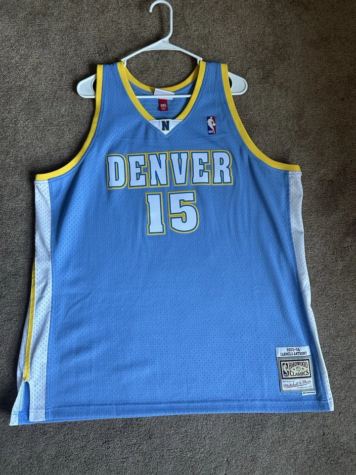Mitchell & Ness Denver Nuggets Carmelo Anthony Jersey Mens XXL - Image 1 of 4