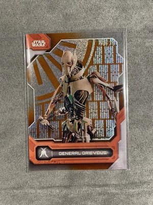 2024 Topps Star Wars High Tek General Grievous Death Star Exterior Orange /25 - Image 1 of 2