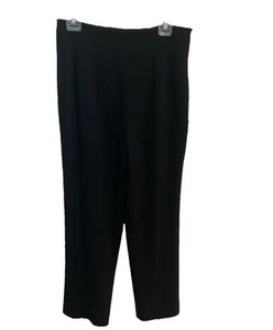 Peggy Jennings WMS Straight Leg High Waist Pants Black Lined Size 8 Inseam 25” - Picture 1 of 11