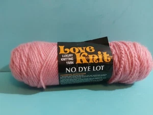 Vintage Vonnel Love Knit 100% Acrylic Luxury Knitting Yarn Rose Pink 133 - Picture 1 of 4