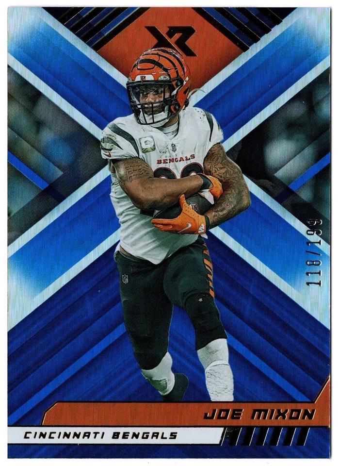 2022 Panini XR Blue Parallel JOE MIXON #19 #118/199 Cincinnati Bengals - Image 1 of 1