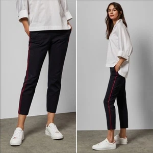 TED BAKER Rayyaa Piping Detail Skinny Pants 2 EUC - Picture 1 of 10