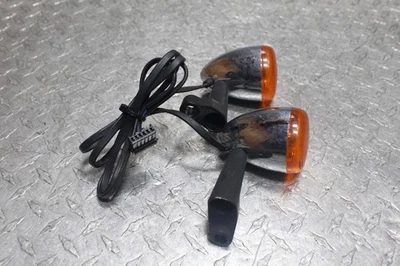 2017 HARLEY-DAVIDSON SPORTSTER 883 FRONT LEFT RIGHT TURN SIGNALS LIGHT CHROME - Image 1 of 4