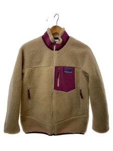 Patagonia Kids Jacket Retro X XL 14 Polyester Beige Plain 65643FA12 Used - Picture 1 of 6
