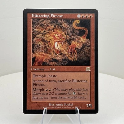 Blistering Firecat 189/350 - Onslaught Regular - MTG Magic The Gathering - Image 1 of 2