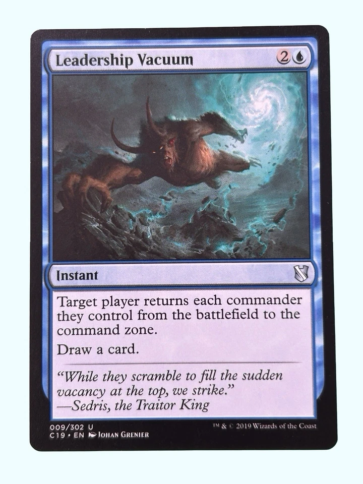 Leadership Vacuum, Commander 2019, NearMint, Magic the Gathering MTG - Image 1 of 1