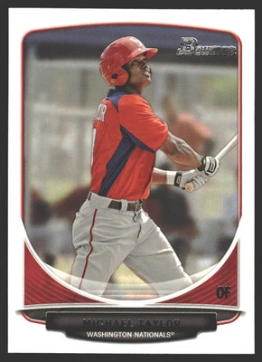 Michael Taylor #BP47 2013 Bowman Prospects Washington Nationals - Image 1 of 2