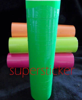 IAMLABELS.COM 1 Tube X 5000 Tags Green label Refill for Motex Mx-5500 L5500 Mx989 Price Gun