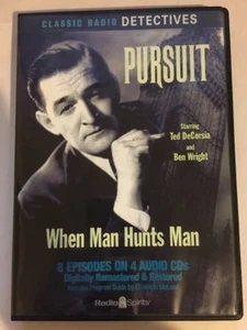 Pursuit: When Man Hunts Man (4 CD Set, Radio Spirits, 2010) SELTEN Ted DeCorsia - Bild 1 von 5