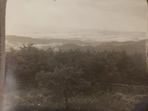 Stereoview Real Photo Blueridge Mountains From Mount Toxaway North Carolina Card - Picture 1 of 3