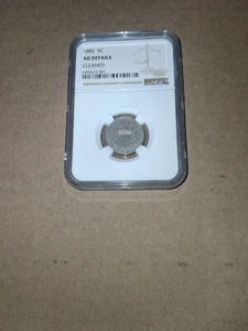 1882 U.S. 5 Cents NGC - Picture 1 of 2