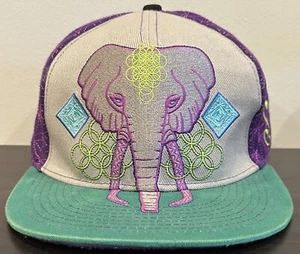 Grassroots California Anna Taylor Elephant Fitted Hat Size 7 3/8 FREE SHIP - Picture 1 of 10