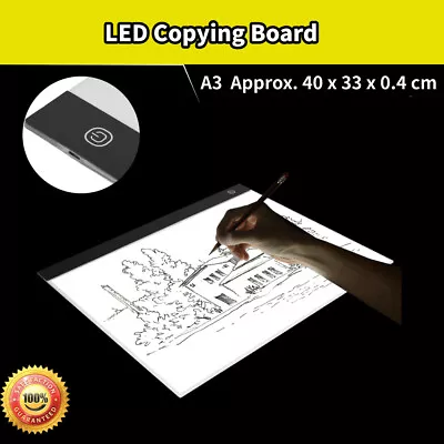 A3 LED Tracing Light Box Board Tattoo Art Drawing Copy Pad Table Stencil Display • 26.33€