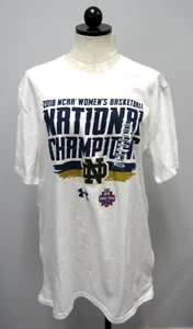 Under Armour Notre Dame 2018 NCAA Basketball National Champions Shirt Women's L - Picture 1 of 6