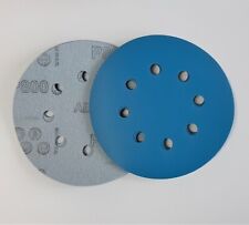 20 dischi abrasivi diametro 125 mm 8 fori impermeabili ad acqua grana 800 1000