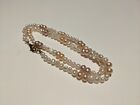 Freshwater Pearl Beaded Necklace Pink Tones