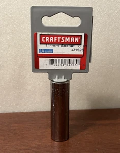 Craftsman 11mm 1/4" Drive Socket 6 point 34625 Sears NOS Made In USA - Picture 1 of 6