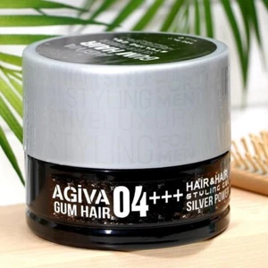 Agiva Gel coiffant pour cheveux, gum hair, puissance silver 04 +++ 700 ml