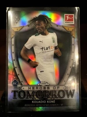 Kouadio Kone 2021-22 Topps Chrome Bundesliga Heroes Of Tomorrow RC - Image 1 of 2