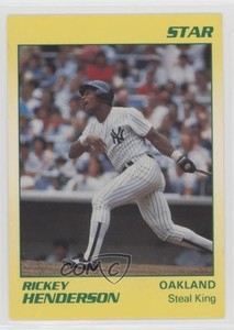 1990 Star Rickey Henderson Rickey Henderson #9 HOF