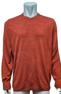 Jersey MARKS & SPENCER Para Hombres 100% Acrílico Cuello Redondo Marrón Óxido XXXL 50"-52" Pecho - Imagen 1 de 6