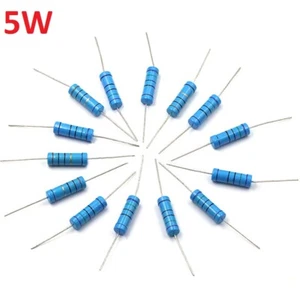5W Big Power Metallfilmwiderstand ±1% - Vollständiger Wertebereich (1Ω Bis 1MΩ) - Picture 1 of 4