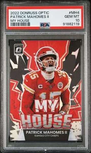 Donruss Optic Patrick Mahomes II My House 2022 #MH4 PSA 10 GEMA Chiefs como nuevo - Imagen 1 de 3