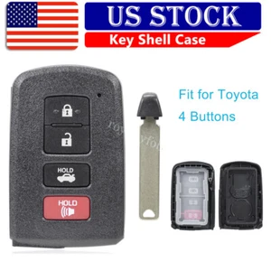 For 2013 2014 2015 2016 2017 2018 2019 Toyota Highlander Remote Key Shell Case - Picture 1 of 8
