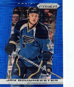 2013-14 Panini Prizm Prizms Blue Pulsar #183 Jay Bouwmeester - Bild 1 von 2