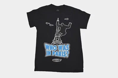 AG Club Hombres ¿Quién estuvo en París? Camisa Negra París, Francia Verano 2022 Nueva Mediana Foto 1 de 4