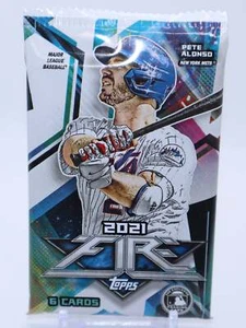 2021 Topps Fire Baseball Blaster Box Pack (6 Cards) - Picture 1 of 3